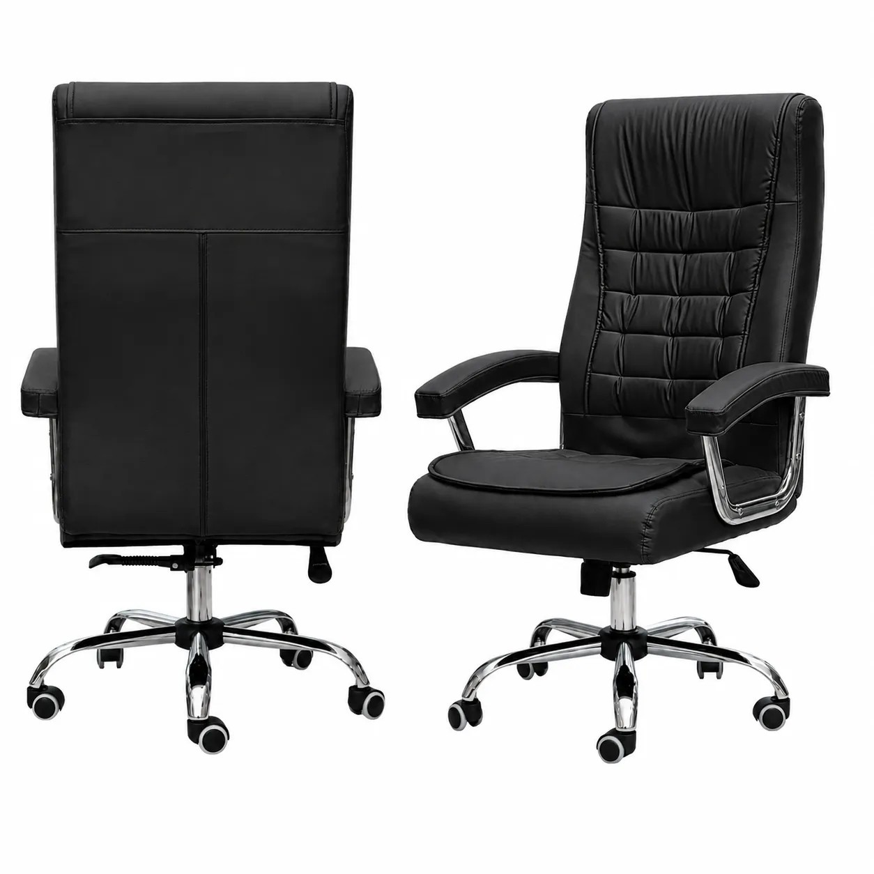 SILLA VITORIA GIRATORIA NEGRA - ZIYAZ - 2