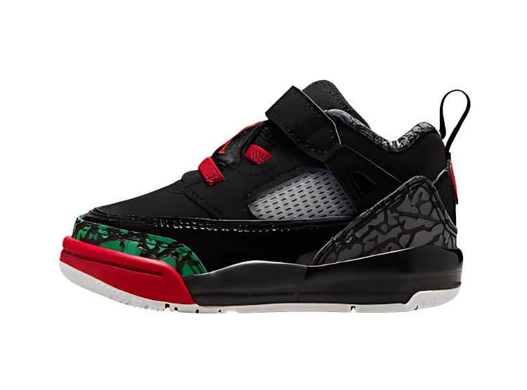 ZAPATILLAS URBANAS JORDAN SPIZIKE LOW NEGRO VERDE INFANTE - 1