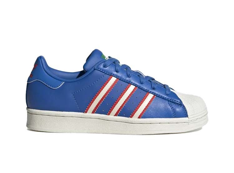 ZAPATILLAS URBANAS ADIDAS SUPERSTAR J AZUL - 1