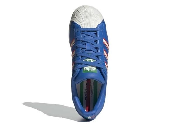 ZAPATILLAS URBANAS ADIDAS SUPERSTAR J AZUL - 3