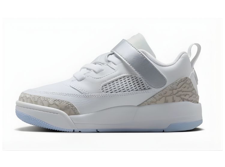 ZAPATILLAS JORDAN SPIZIKE LOW BLANCO PLATA PS - 1