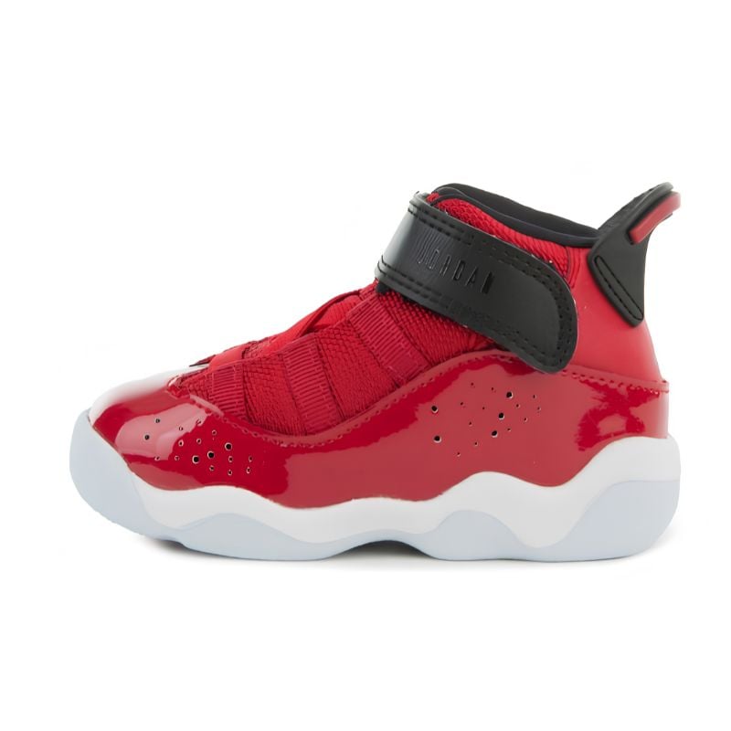 ZAPATILLAS JORDAN 6 ANILLOS ROJO CHAROL INFANTE - 1