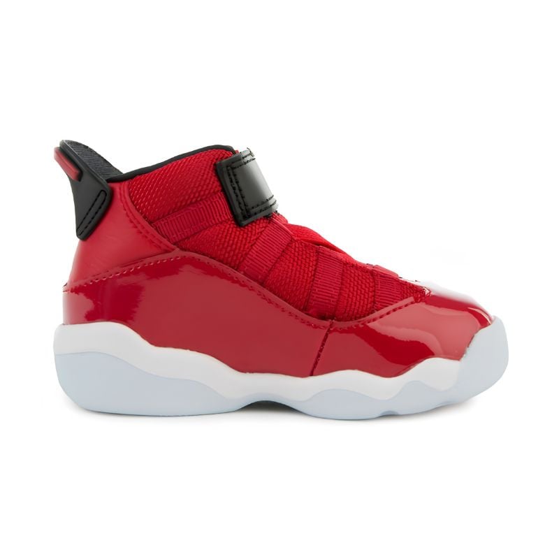 ZAPATILLAS JORDAN 6 ANILLOS ROJO CHAROL INFANTE - 2