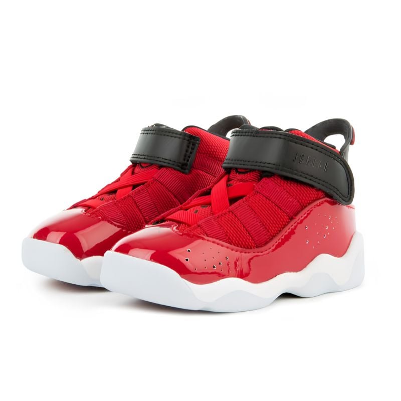 ZAPATILLAS JORDAN 6 ANILLOS ROJO CHAROL INFANTE - 3