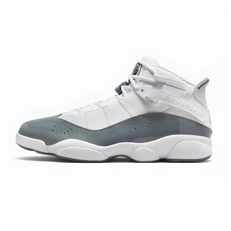 ZAPATILLAS JORDAN 6 ANILLOS GRIS CHAROLADA HOMBRE - 1