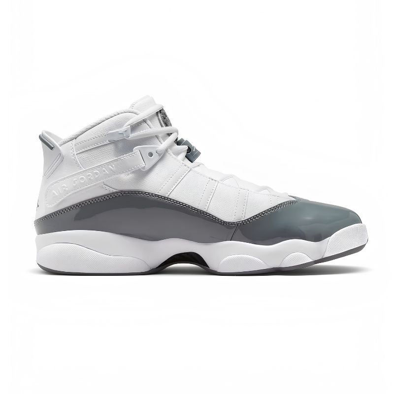 ZAPATILLAS JORDAN 6 ANILLOS GRIS CHAROLADA HOMBRE - 2