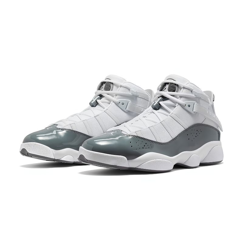 ZAPATILLAS JORDAN 6 ANILLOS GRIS CHAROLADA HOMBRE - 3