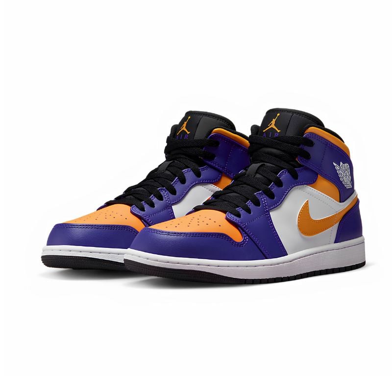 ZAPATILLAS JORDAN RETRO 1 MID LAKERS - 2