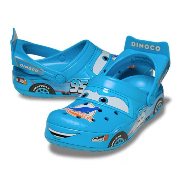 SANDALIAS DISNEY AND PIXARS LIGHTNING MCQUEEN DINOCO CROCBAND CLOG - 4