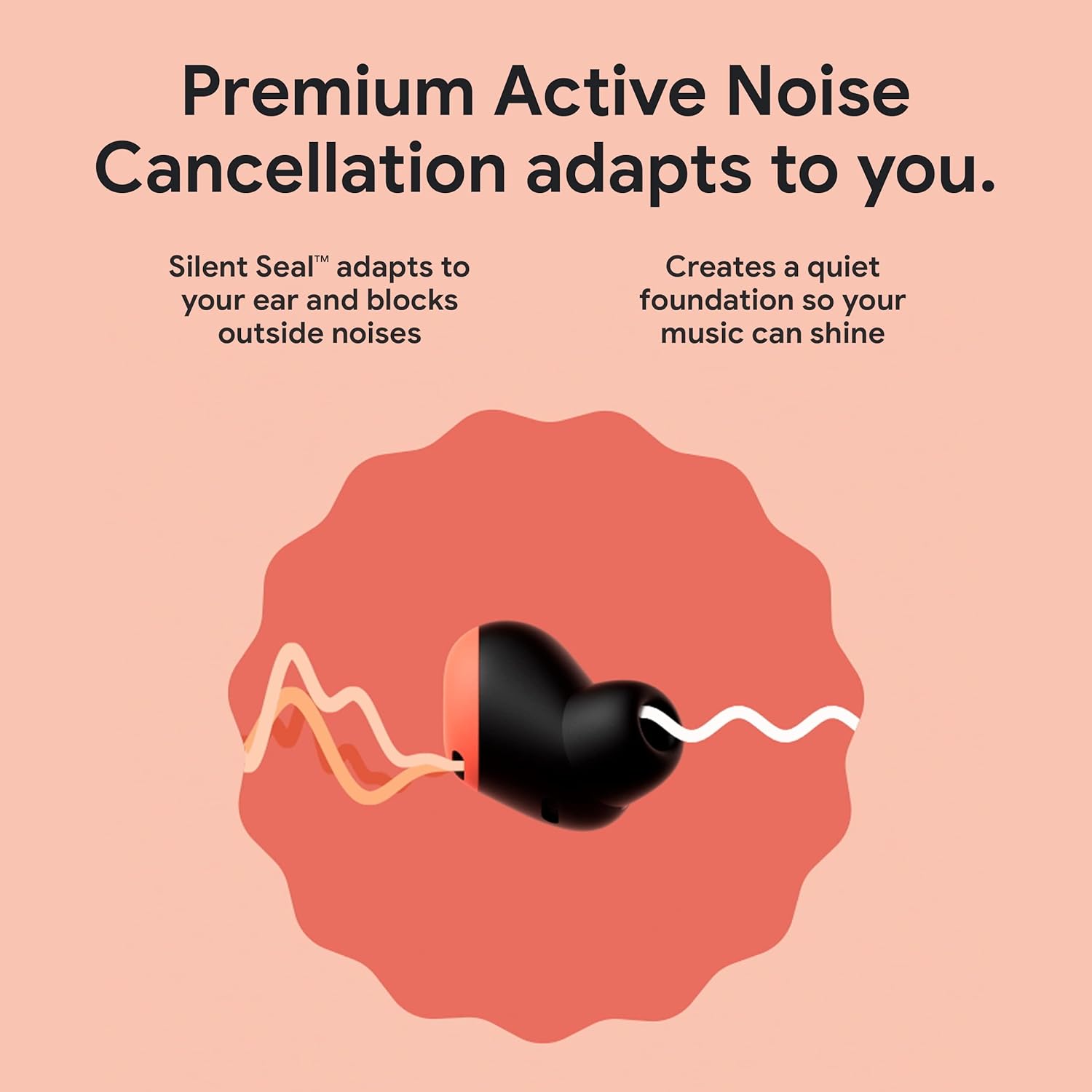 AUDÍFONOS GOOGLE BLUETOOTH PIXEL BUDS PRO CON CANCELACIÓN DE RUIDO BATERÍA DE 31 HORAS COMPATIBLE CON CARGA INALÁMBRICA CORAL - 4