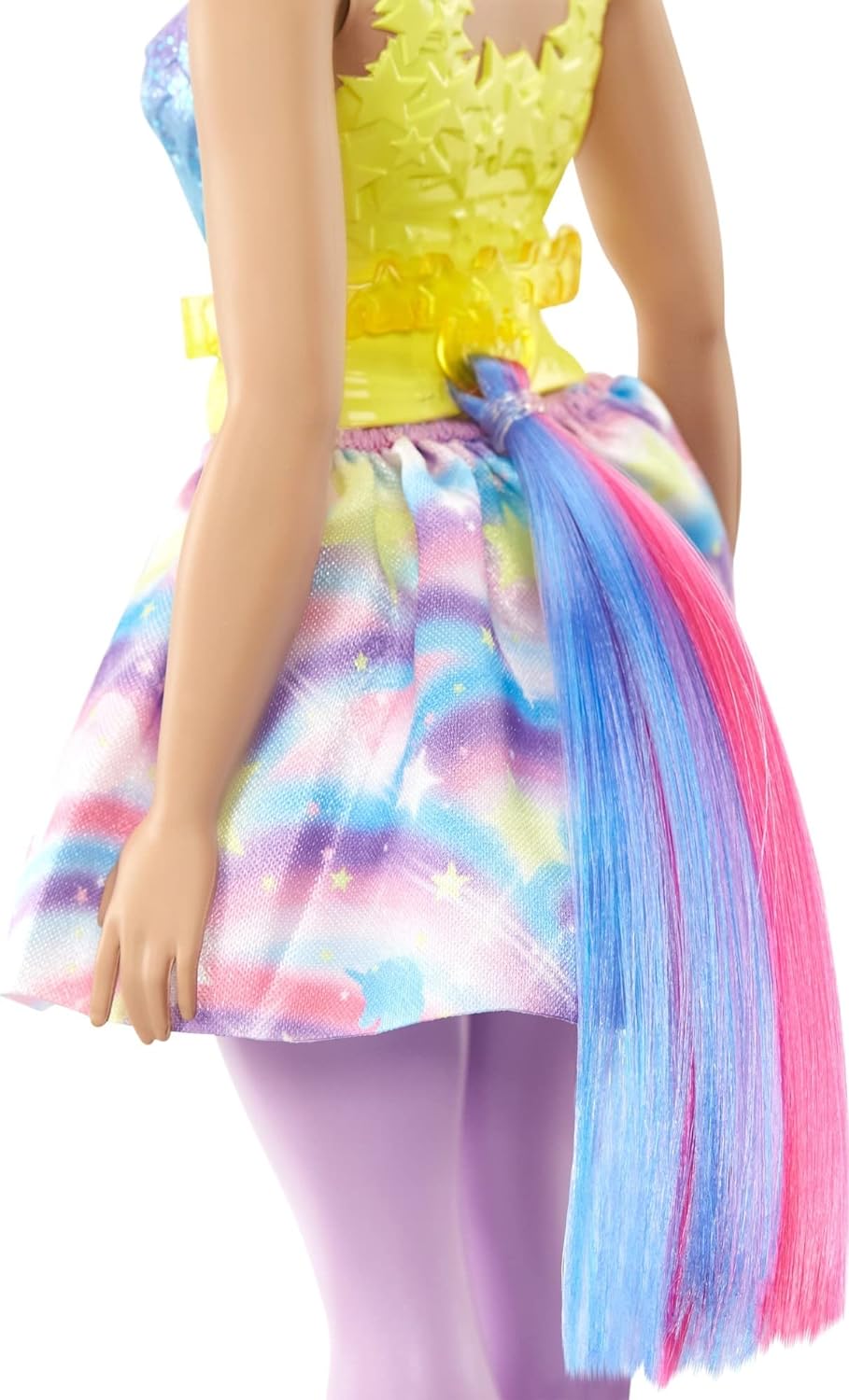 MUÑECA COMPRA FACIL BARBIE DREAMTOPIA CON DIADEMA Y COLA DE UNICORNIO EXTRAÍBLES, PELO DE FANTASÍA Y FALDA ARCOÍRIS - 6