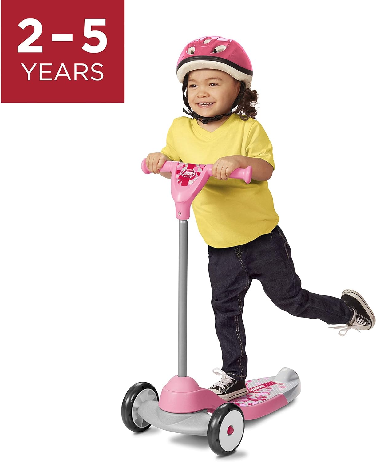 SCOOTER RADIO FLYER MY 1ST 3 RUEDAS PARA NIÑOS Y NIÑOS PEQUEÑOS, PATINETE ROSA - 5