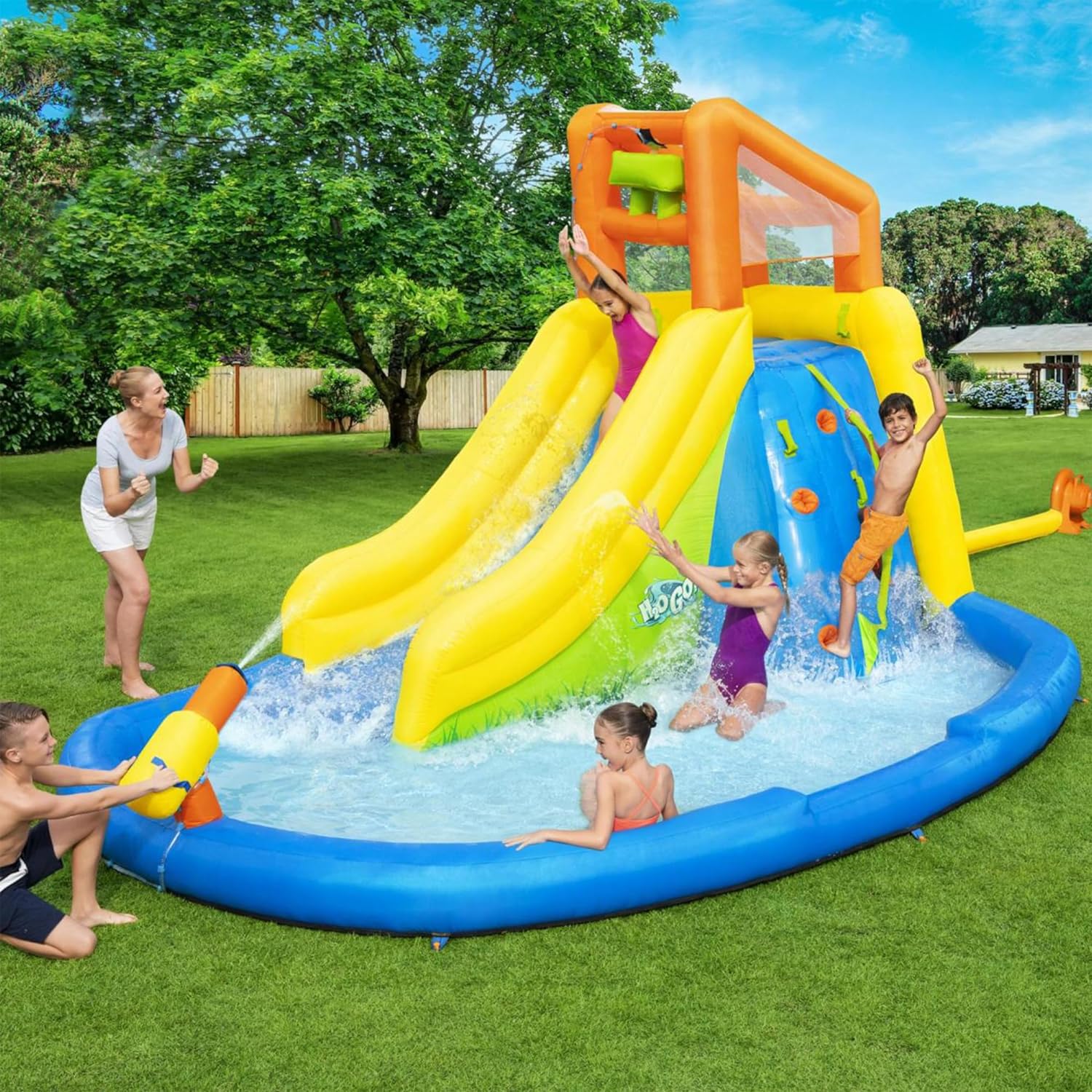 INFLABLE BESTWAY H2OGO! MOUNT SPLASHMORE - PARQUE ACUÁTICO PARA NIÑOS - 5