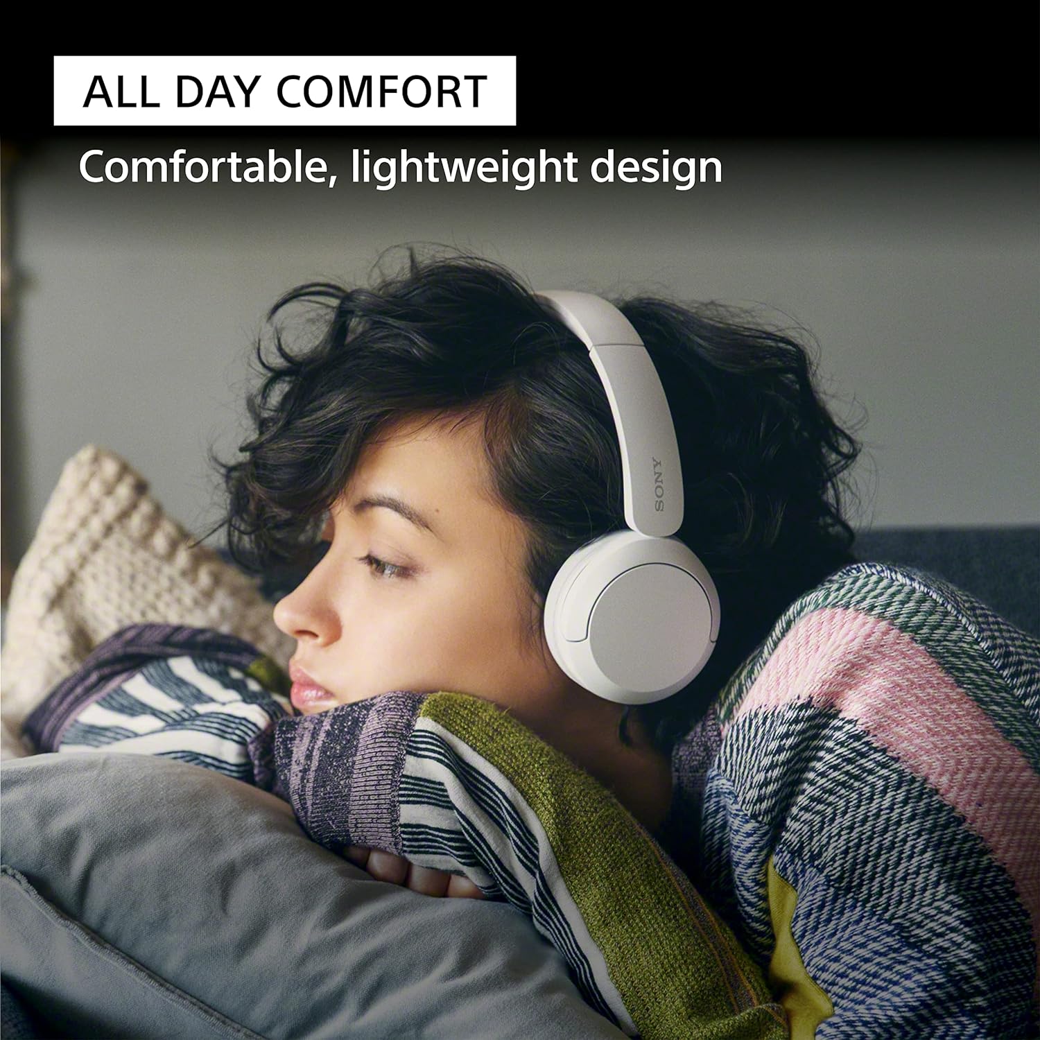 AUDÍFONOS SONY INALÁMBRICO BLUETOOTH WH-CH520 ON-EAR CON MICRÓFONO NEGRO - 3