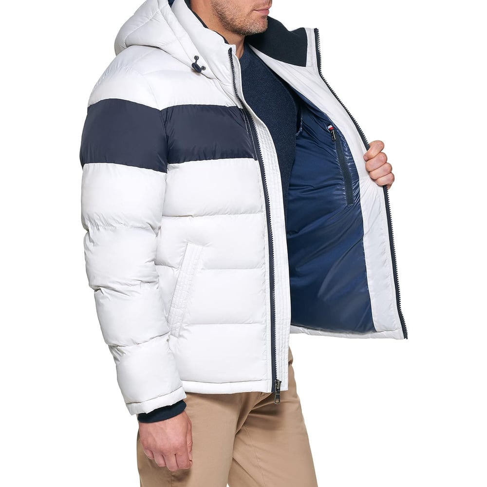 CASACA TOMMY HILFIGER ACOLCHADA CON CAPUCHA PARA HOMBRE - 3