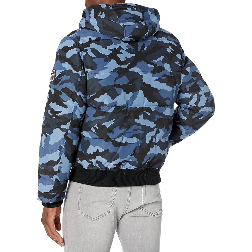 CASACA TOMMY HILFIGER BOMBER ACOLCHADA DE TELA ÁRTICA PARA HOMBRE - 3
