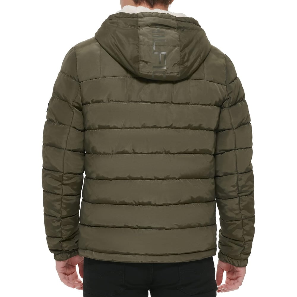 CASACA TOMMY HILFIGER ACOLCHADA RESISTENTE AL AGUA CON CAPUCHA PARA HOMBRE - 3