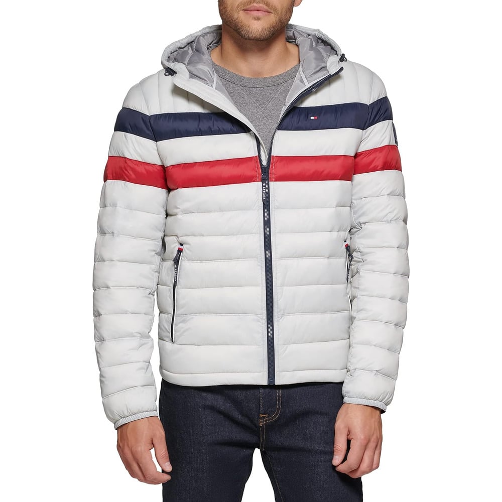 CASACA TOMMY HILFIGER ACOLCHADA RESISTENTE AL AGUA PARA HOMBRE - 1
