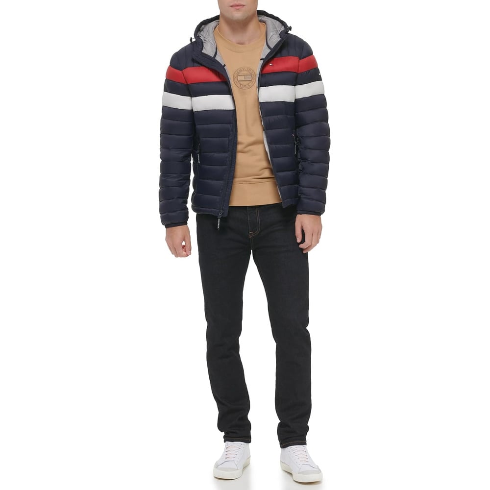 CASACA TOMMY HILFIGER ACOLCHADA RESISTENTE AL AGUA PARA HOMBRE - 4