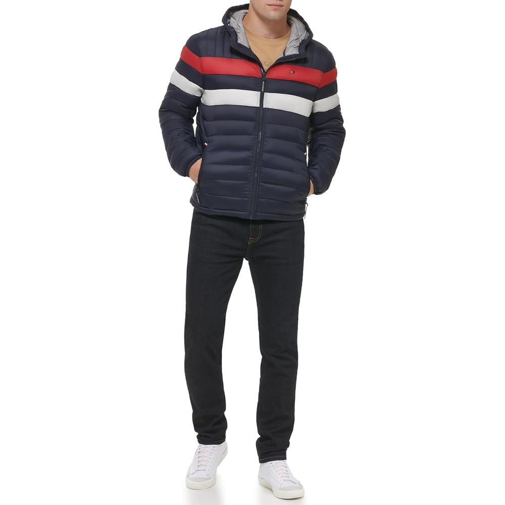CASACA TOMMY HILFIGER ACOLCHADA RESISTENTE AL AGUA PARA HOMBRE - 5