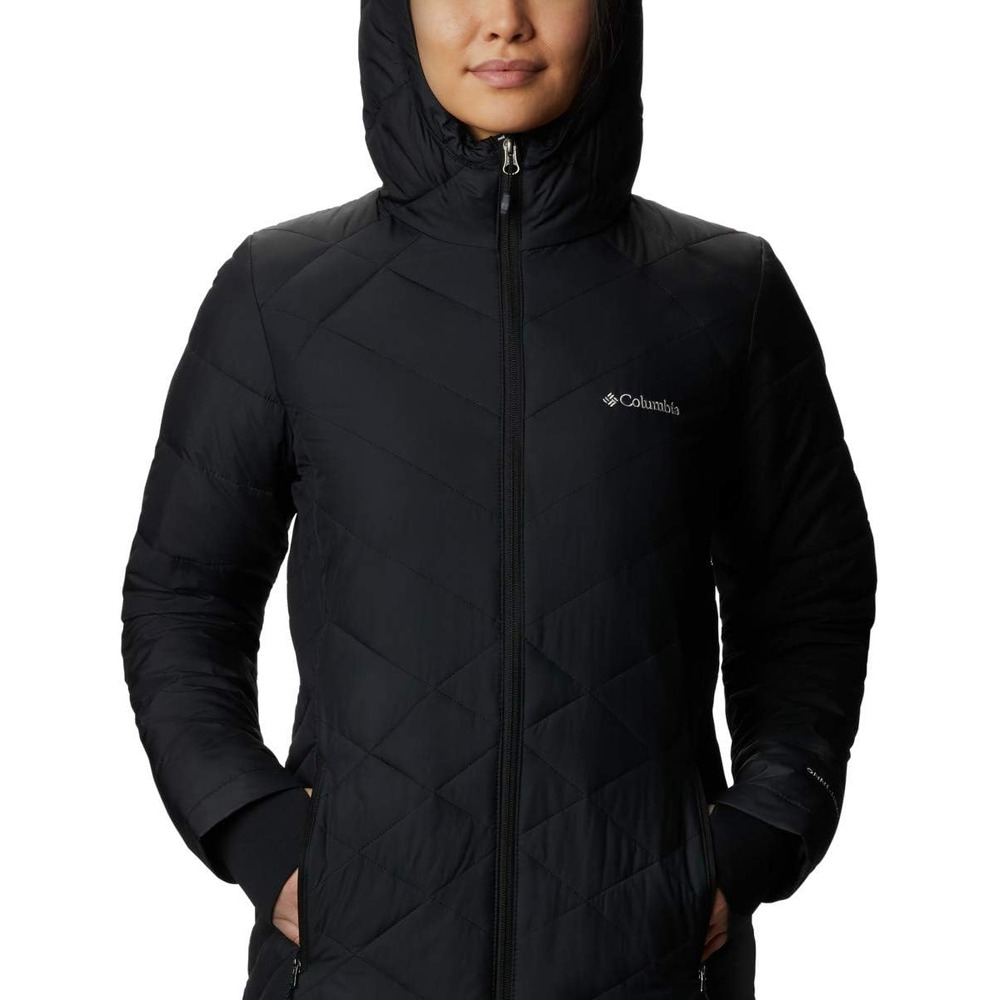 CASACA MUJER COLUMBIA LARGA CON CAPUCHA - 4
