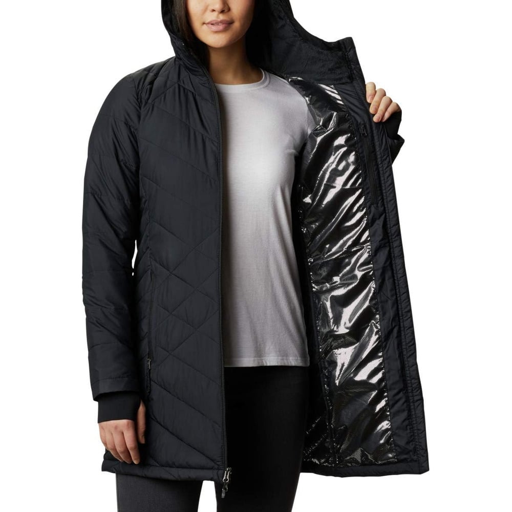 CASACA MUJER COLUMBIA LARGA CON CAPUCHA - 5