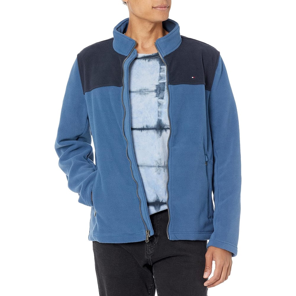 CASACA TOMMY HILFIGER DE FORRO POLAR CON CREMALLERA PARA HOMBRE - 1