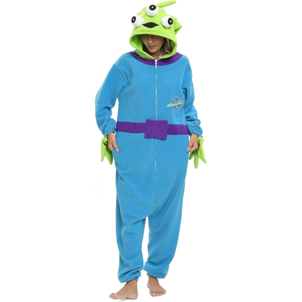 DISFRAZ PIJAMA TEMÁTICO PARA NIÑOS Y ADULTOS DE MARCIANOS - 1