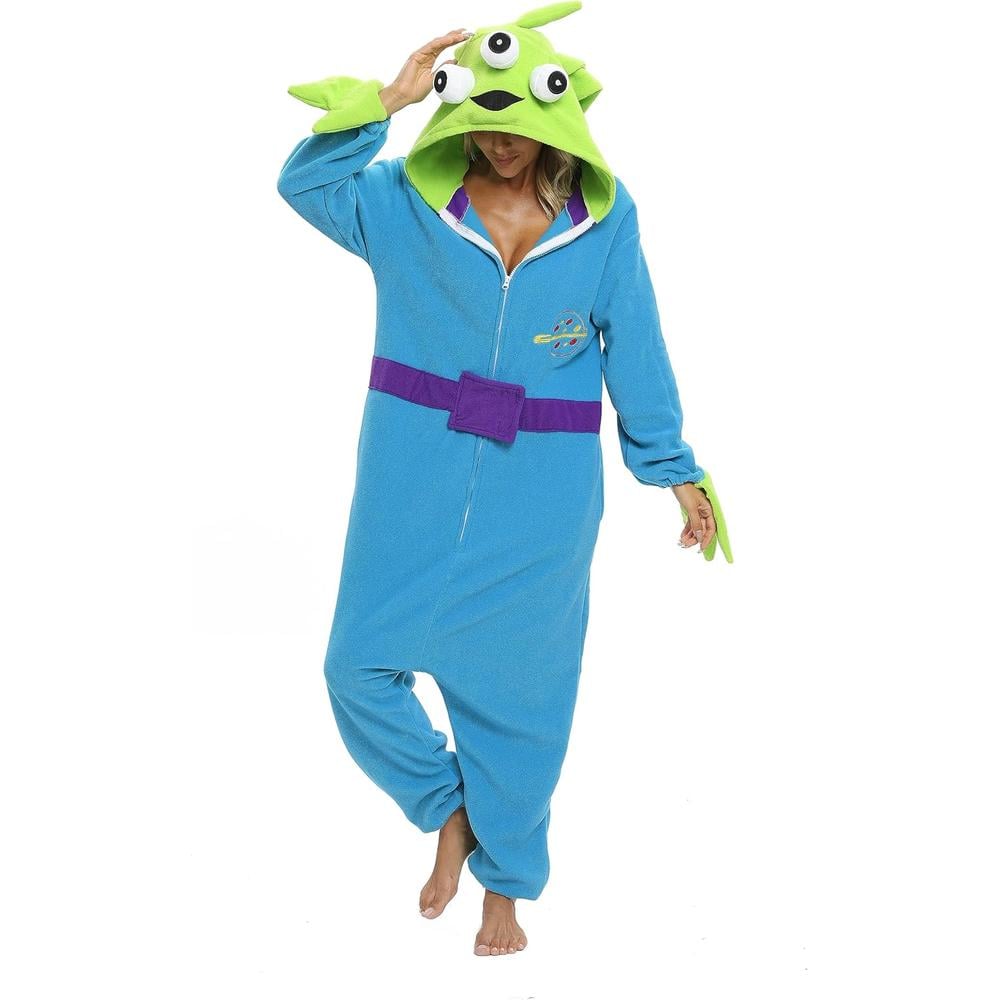 DISFRAZ PIJAMA TEMÁTICO PARA NIÑOS Y ADULTOS DE MARCIANOS - 2