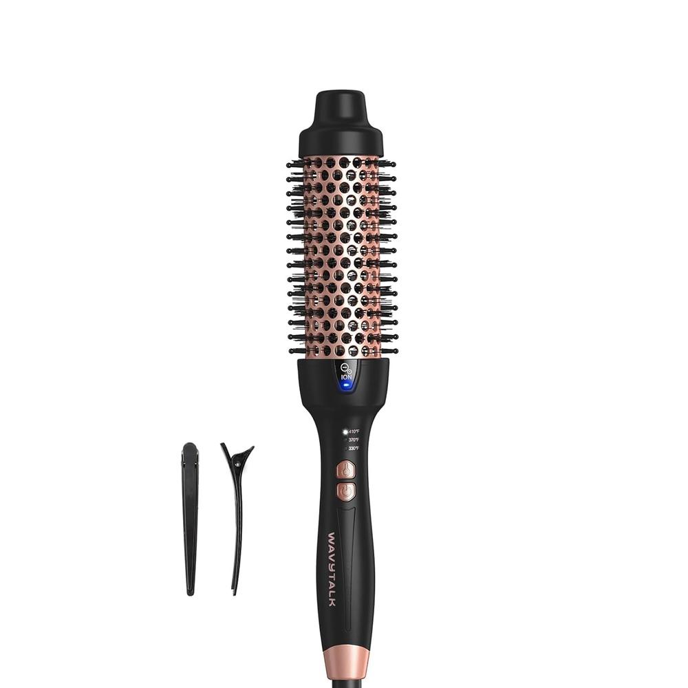 WAVYTALK CEPILLO TÉRMICO REDONDO 1.5” ALISA Y RIZA CON BRILLO IÓNICO - 1