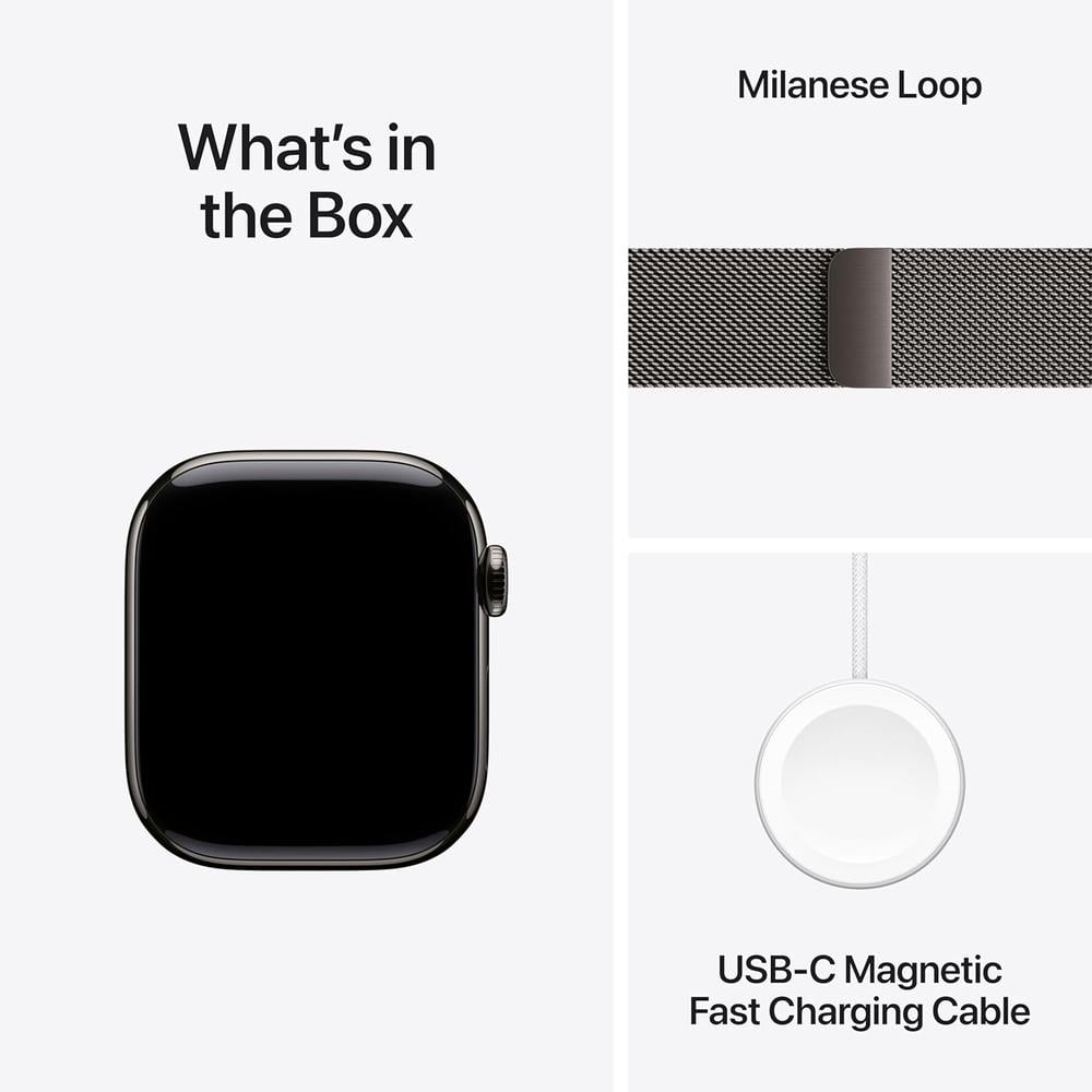 APPLE WATCH SERIES 11 SLATE TITANIO (GPS + CELLULAR 42MM) + MILANESE LOOP SLATE S/M - 6