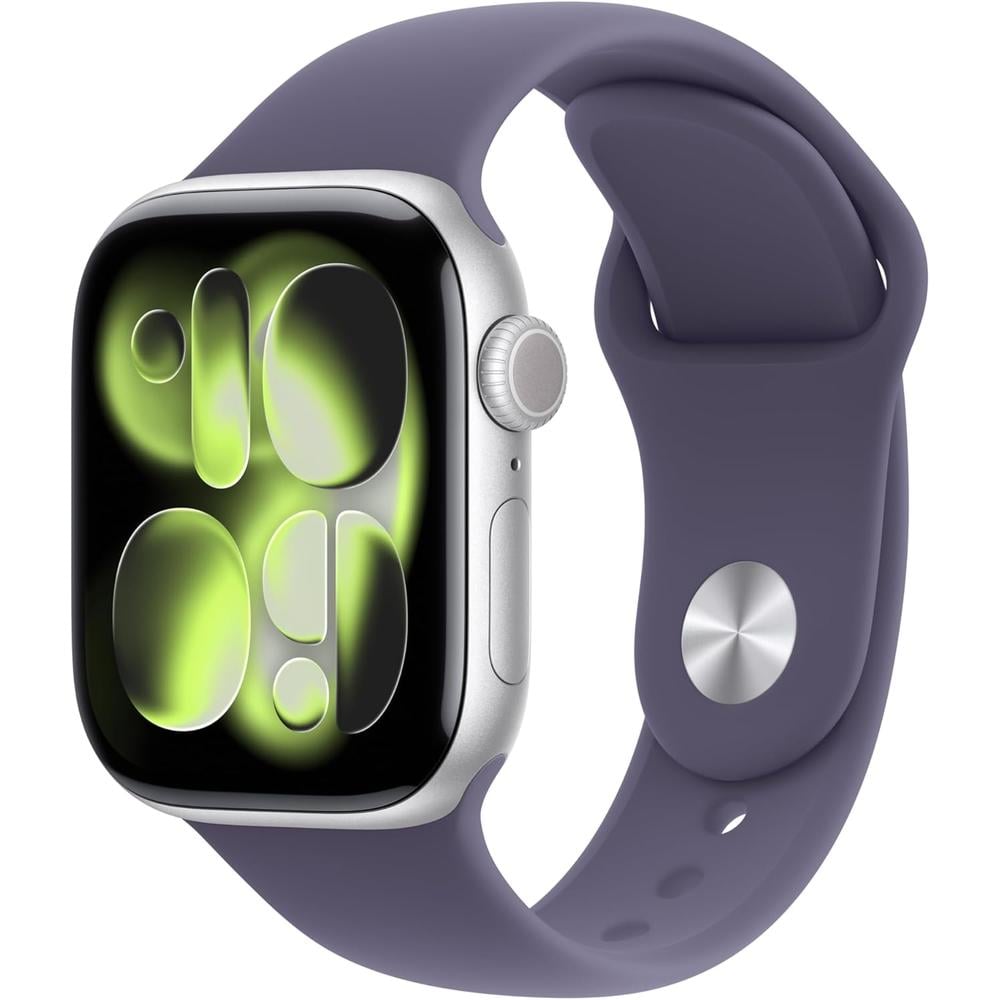 APPLE WATCH SERIES 11 (GPS + CELLULAR 42MM) | SILVER ALUMINIO + SPORT BAND PURPLE FOG S-M - 1