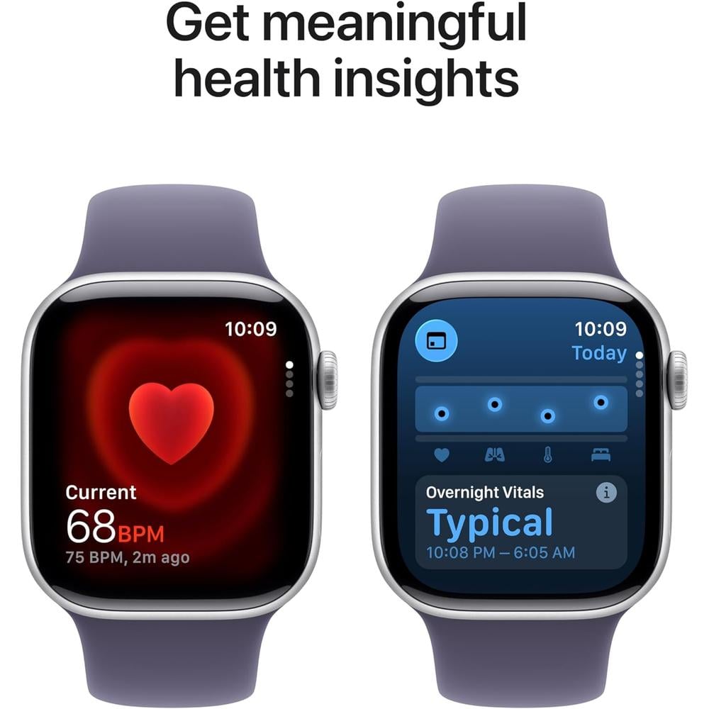 APPLE WATCH SERIES 11 (GPS + CELLULAR 42MM) | SILVER ALUMINIO + SPORT BAND PURPLE FOG S-M - 4