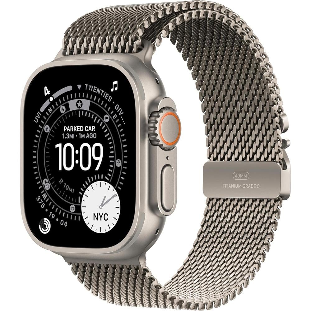 APPLE WATCH ULTRA 3 (GPS + CELLULAR 49MM) | NATURAL TITANIO + MILANESE LOOP NATURAL TITANIO L - 1
