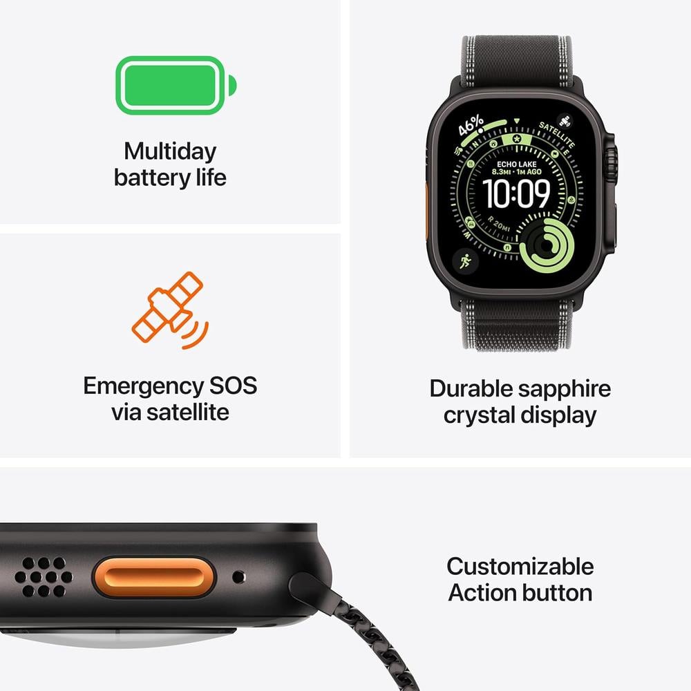 APPLE WATCH ULTRA 3 (GPS + CELLULAR 49MM) | NATURAL TITANIO + MILANESE LOOP NATURAL TITANIO L - 2