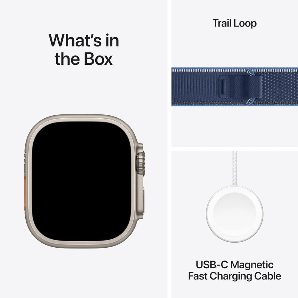 APPLE WATCH ULTRA 3 (GPS + CELLULAR 49MM) | NATURAL TITANIO + TRAIL LOOP AZUL M-L - 6