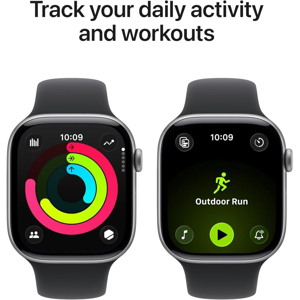 APPLE WATCH SERIES 11 (GPS + CELLULAR 46MM) | SPACE GRAY ALUMINIO + SPORT BAND BLACK M-L - 3