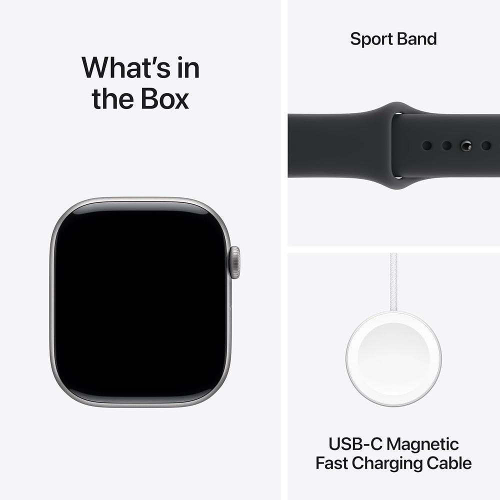 APPLE WATCH SERIES 11 (GPS + CELLULAR 46MM) | SPACE GRAY ALUMINIO + SPORT BAND BLACK M-L - 6