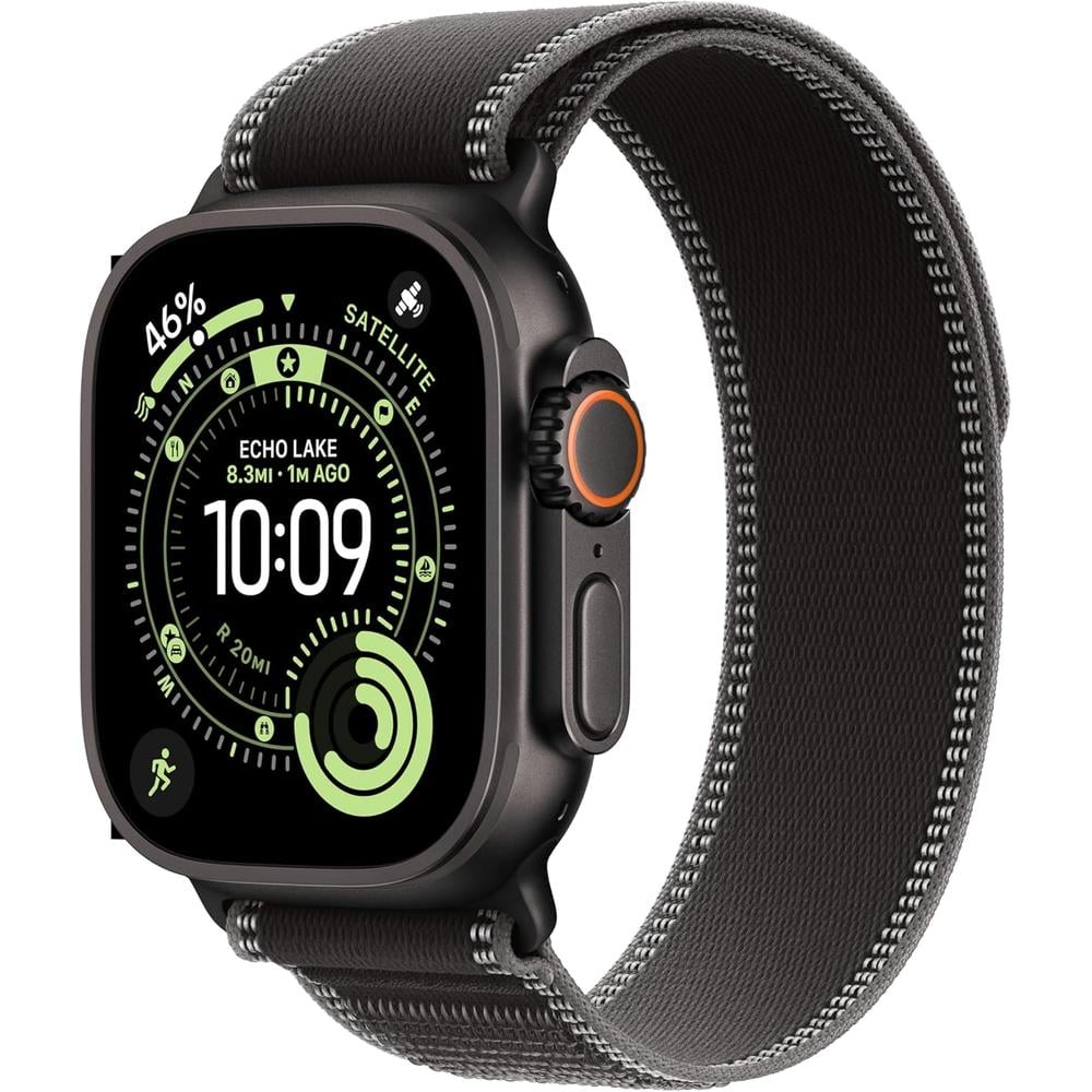 APPLE WATCH ULTRA 3 (GPS + CELLULAR 49MM) | BLACK TITANIO + TRAIL LOOP NEGRO M-L - 1