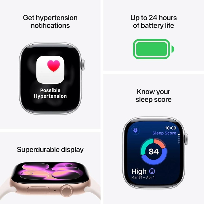 APPLE WATCH SERIES 11 SPACE GRAY ALUMINIO (GPS 46MM) + SPORT BAND NEGRO M/L - 2