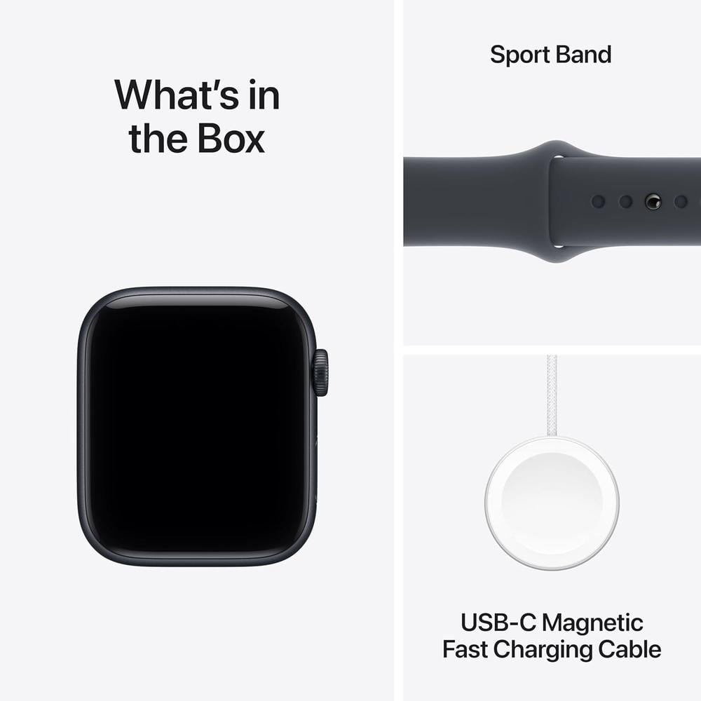 APPLE WATCH SE 3 (GPS 44MM) | MIDNIGHT ALUMINIO + SPORT BAND MIDNIGHT M-L - 6