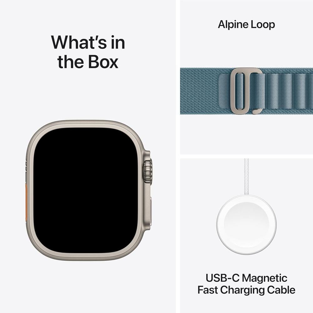 APPLE WATCH ULTRA 3 (GPS + CELLULAR 49MM) | NATURAL TITANIO + ALPINE LOOP AZUL CLARO L - 6