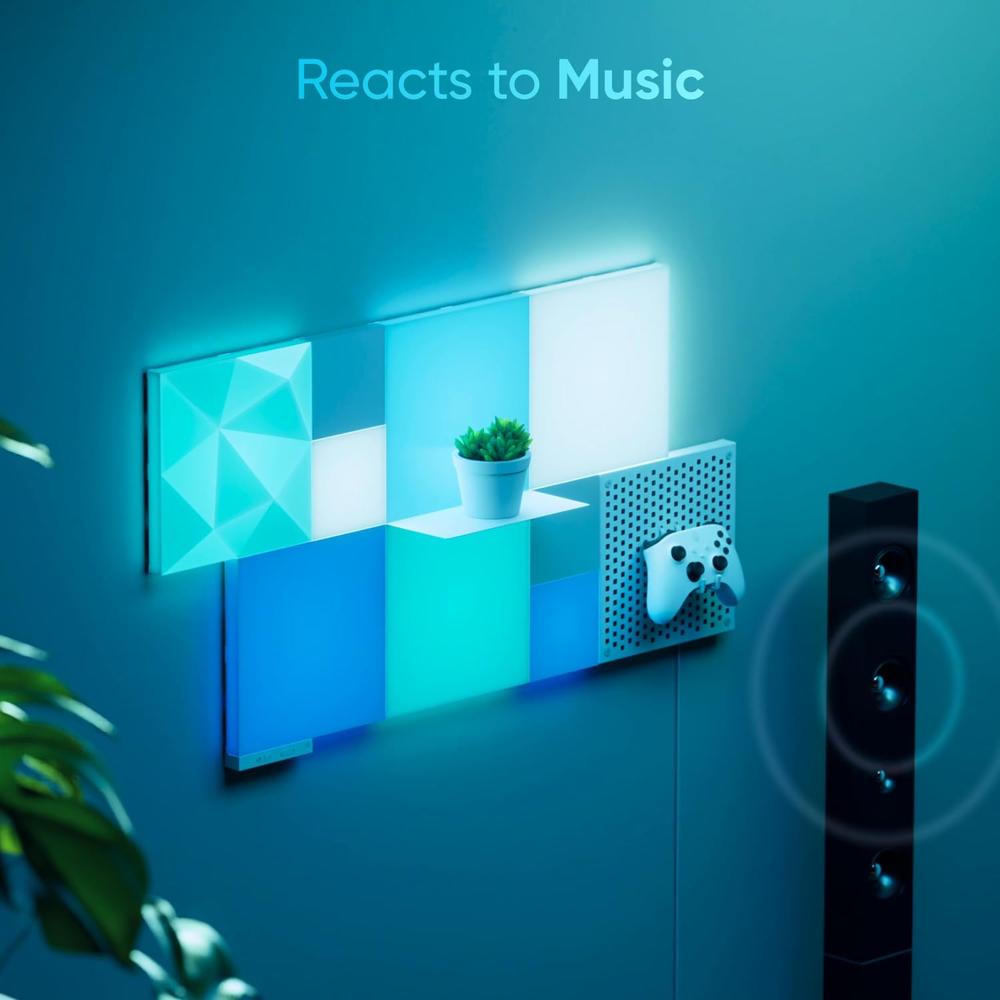 NANOLEAF BLOCKS PANELES LED DE PARED INTELIGENTES RGBW WIFI 6-PACK - 5