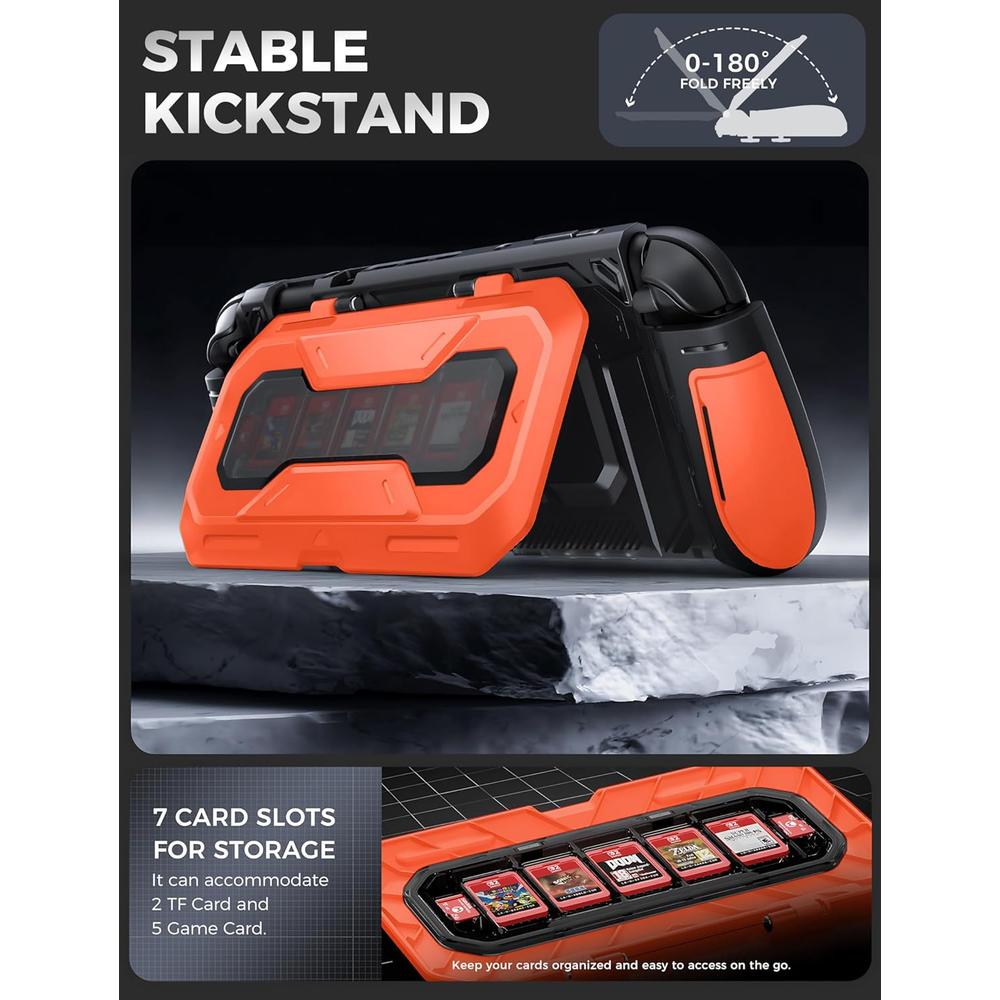 FUNDA PARA NINTENDO SWITCH 2 | NARANJA - 3