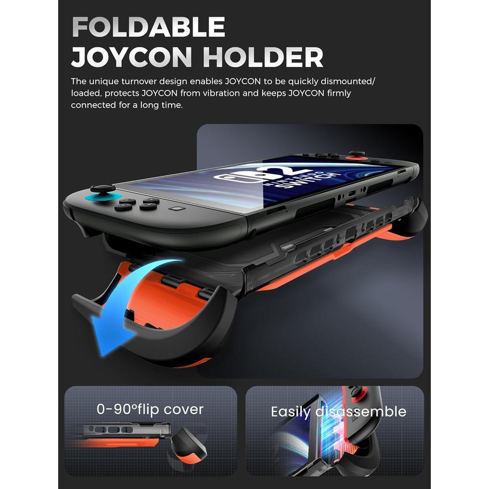 FUNDA PARA NINTENDO SWITCH 2 | NARANJA - 4