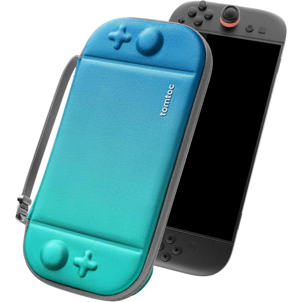 ESTUCHE SLIM PARA NINTENDO SWITCH 2 TOMTOC | CELESTE - 1