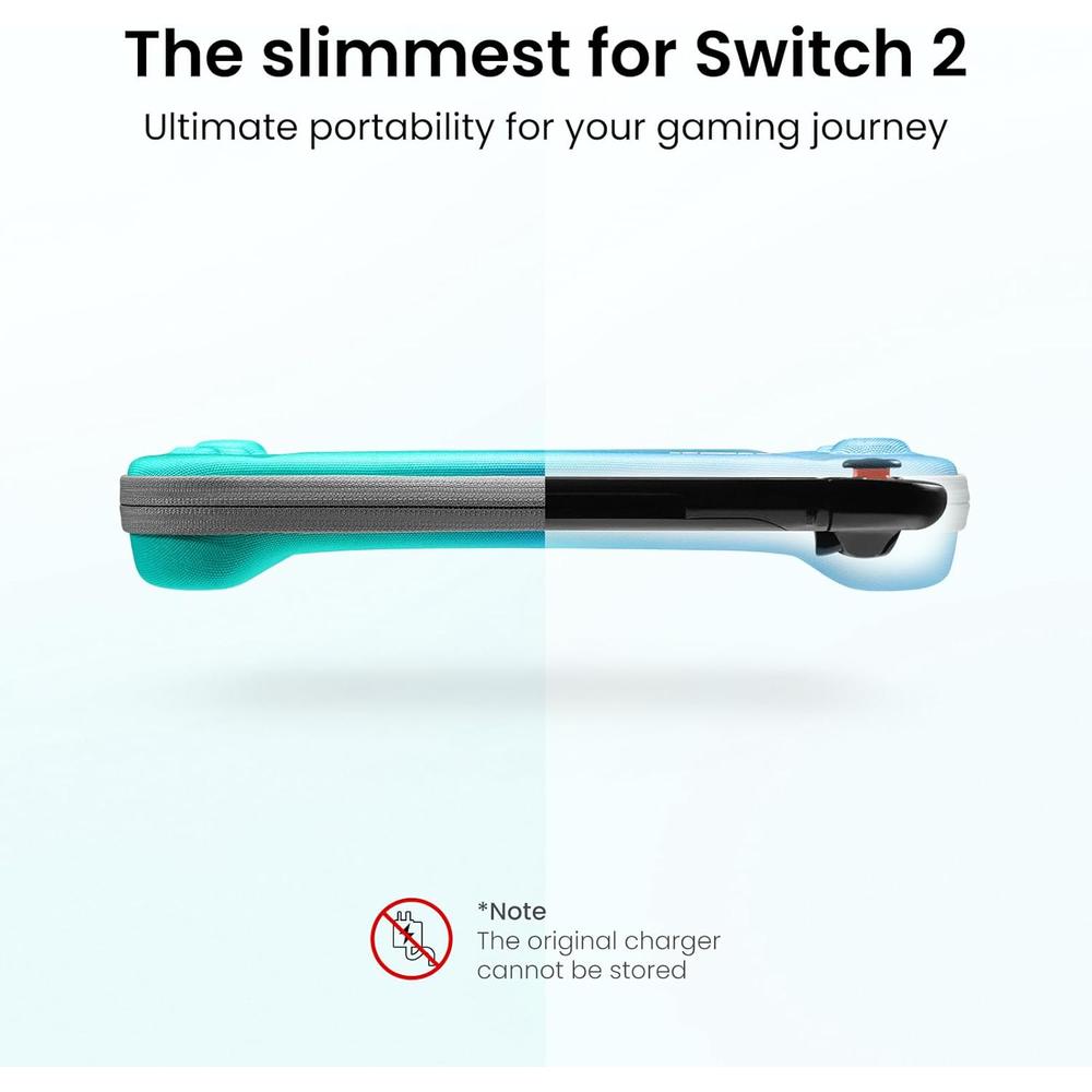 ESTUCHE SLIM PARA NINTENDO SWITCH 2 TOMTOC | CELESTE - 3