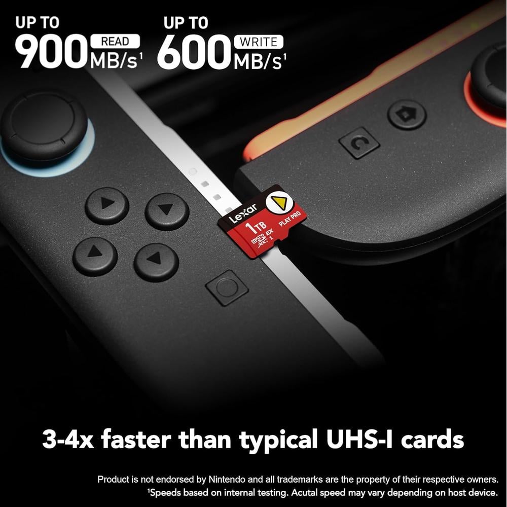 TARJETA MICRO SD EXPRESS PLAY PRO PARA NINTENDO SWITCH 2 1 TB LEXAR - 3