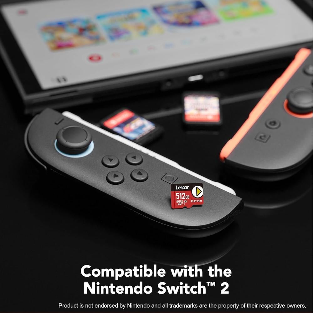 TARJETA MICRO SD EXPRESS PLAY PRO PARA NINTENDO SWITCH 2 512GB LEXAR - 4