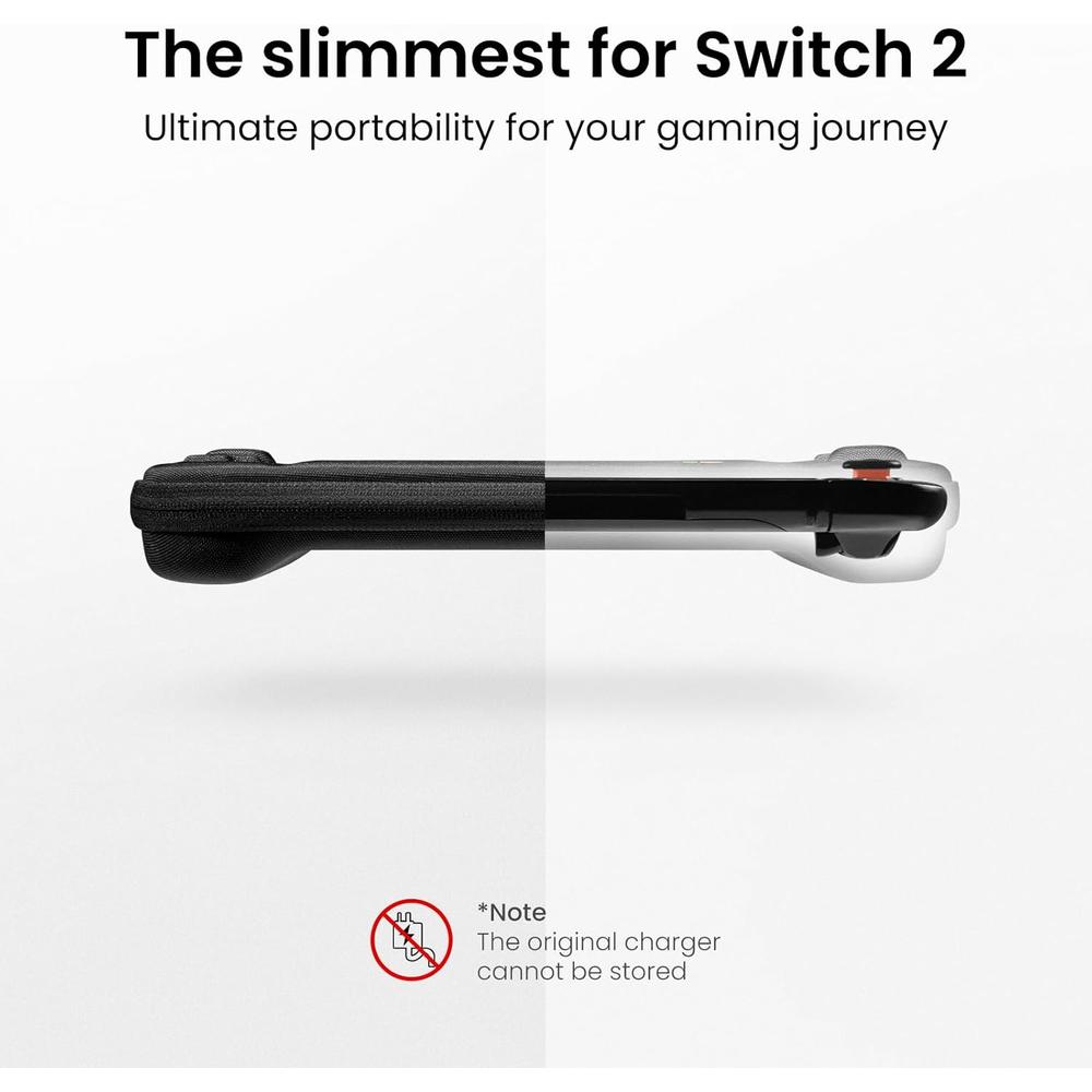 ESTUCHE SLIM PARA NINTENDO SWITCH 2 TOMTOC | NEGRO - 3